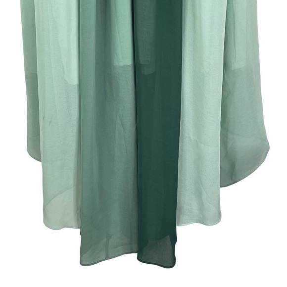 ModCloth Dress XS Wicked Elphaba Hi Low Maxi Flowy Whimsical Fairycore Ren Faire - Picture 8 of 10